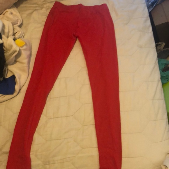 Red Leggings from Walmart - Picture 2 of 3